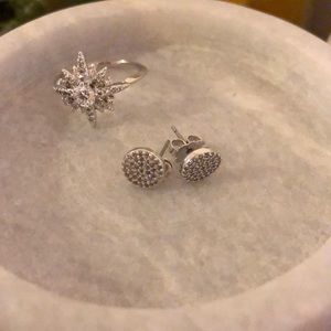 Silver Stud Earrings